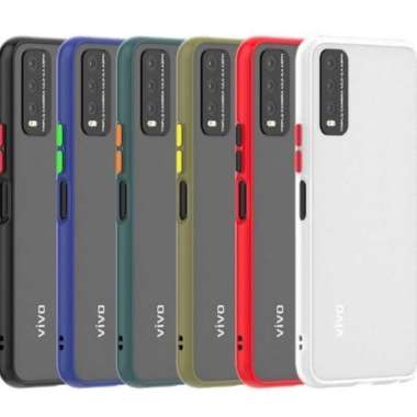 SOFT CASE MATTE VIVO Y12s COLORED FROSTED ORIGINAL