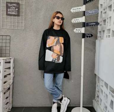 Sweater Wanita Termurah Berkualitas - Survive Women Tunik M Mocca