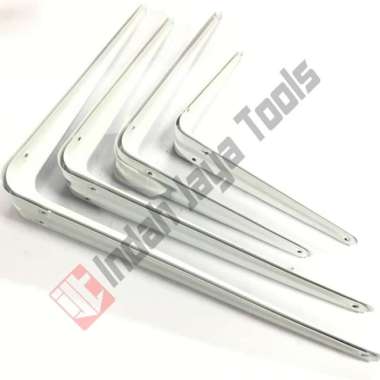 Siku Rak Putih 6 x 8 Inch 15 x 20 cm - Besi Siku L