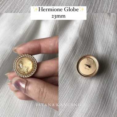 Kancing Baju Mewah Gold Fancy Button Hermione Globe Istana Kancing Hermione