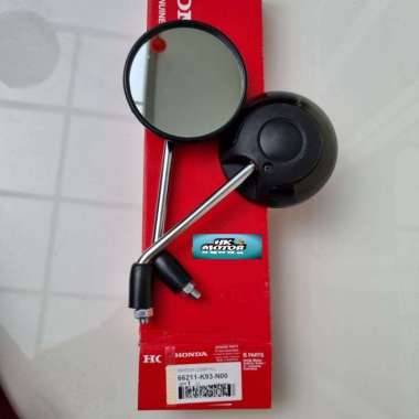 Kaca Spion Scoopy warna Hitam Beat, Vario, Spacy Drat Original Honda HK