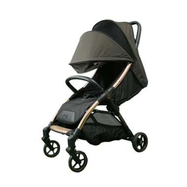HYBRID STROLLER PREMIUM CABRIO EZYFOLD 2 ROSE GOLD FRAME - DIAMOND GOLD / KERETA DORONG ANAK