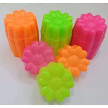 PROMO - ISI 12 PCS [SELUSIN] CETAKAN KUE |PUTU AYU |APEM |PUDING |LAPIS |BOLU KUKUS BUNGA MATAHARI B