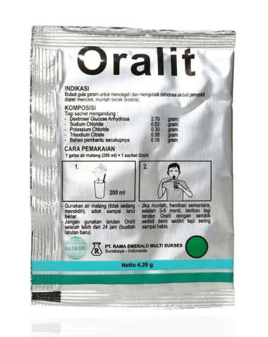 ORALIT ISI 10 SACHET ORALIT SERBUK 4,1GR