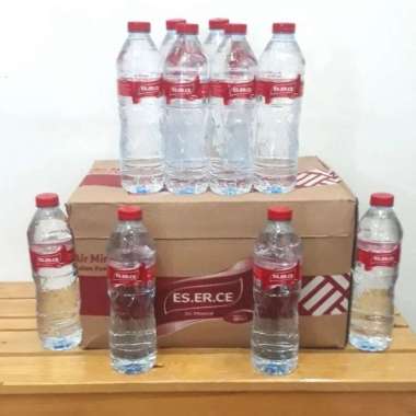Air Mineral Es Er Ce 600 Ml ( Isi 24 Botol )