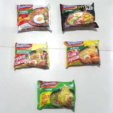 Indomie Goreng, Ayam Geprek, Ayam Bawang, Kari Ayam, Indomie Soto. Ayam Geprek