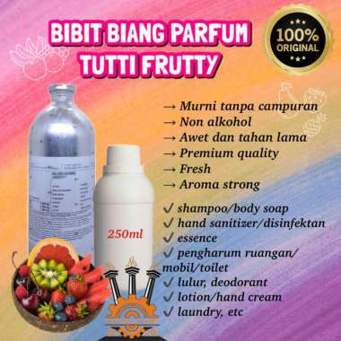 Bibit Parfum Tutti Frutti Tutty Fruty Essence Buah-buahan Fruit Essen 250ml