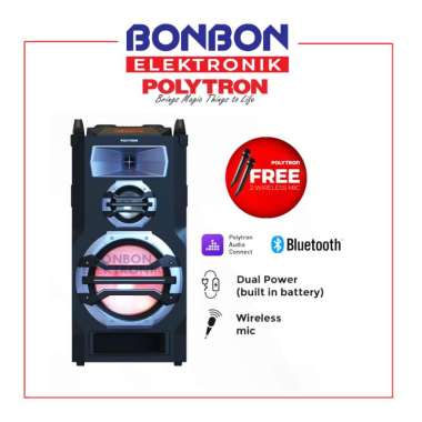 Polytron Portable Speaker Bluetooth PTS 12KF15 / PTS12KF15 Radio FM