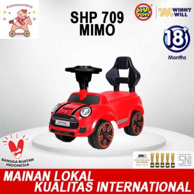 MAINAN TUNGGANG ANAK MOBIL SHP 709 - MIMO 709 Merah