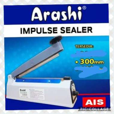 Alat Press Plastik / Impulse Sealer Arashi 30 cm / Mesin Pres 400 watt