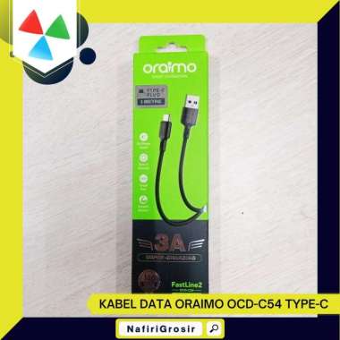 KABEL DATA ORAIMO OCD-C54 TYPE-C 3A 1 METER SUPER CHARGER FASTLINE2