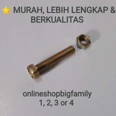 BAUT IND M5X25 (KUNCI 8 OBENG +, DRAT 8, PANJANG 2,5CM)
