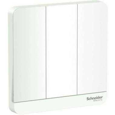 Schneider AvatarOn Saklar 3 Gang 1 Arah White