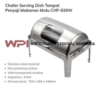 MUTU CHF-926W BUFFET HOTEL PENGHANGAT MAKANAN STAINLESS WINDOW KACA