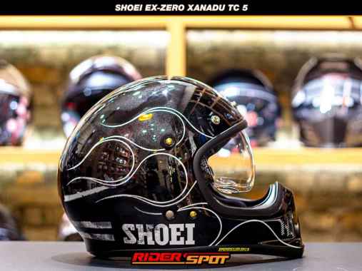 Helm Motor Shoei EX-ZERO Xanadu TC-5 Helmet Full Face Original hitam