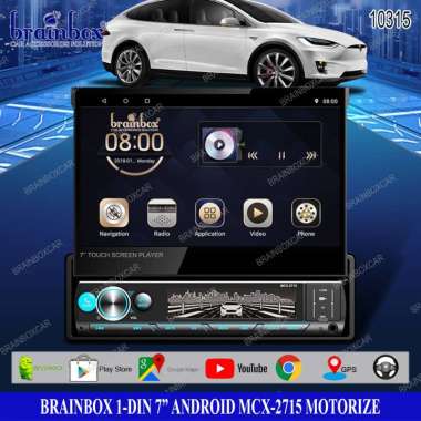 Brainbox Car Headunit Android MCX-2715 Single Din 1-Din 7 Inch Tape Mobil 2GB + 32GB