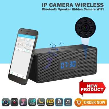 Ip Camera - Bluetooth Speaker Hidden Camera Wifi HD 1080P Night Vision