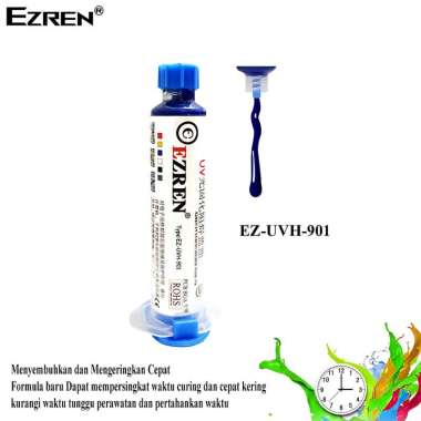 Ezren EZ-0437 Cat PCB Pasta Pelapis UV Curable Solder Mask UVH (Biru)