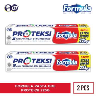 FORMULA PASTA GIGI PROTEKSI 225G - 2 PCS