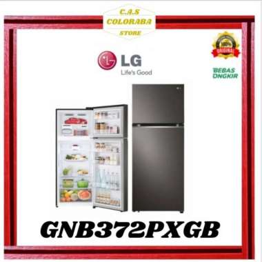 KULKAS LG GNB372PXGB KULKAS 2 PINTU INVERTER GN-B372PXGB GNB372 GN-B372 372PXGB