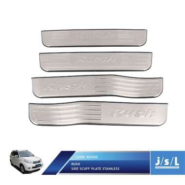 JSL Sillplate Samping Rush Side Scuff Plate Stainless CHROME