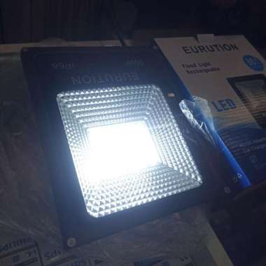 Lampu sorot LED 50 watt EURUTION 50w tembak tipis IP66 SMD Flood light Kuning