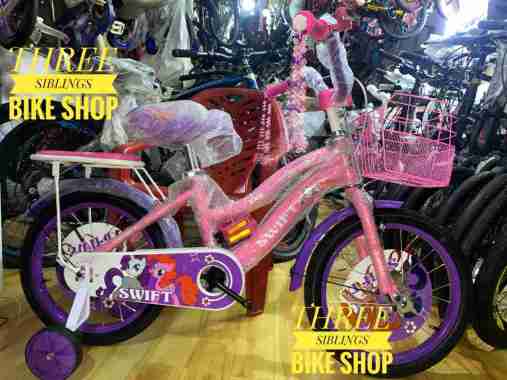 SEPEDA MINI ANAK BNB SWIFT UNICORN 16 INCH PINK