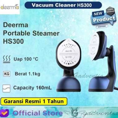 Setrika Uap Baju DEERMA HS006 HS007 Portable Garment Steamer 800W DEERMA HS300