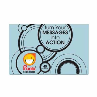 Pronto Pastel Stick Notes [50 x 75 mm] Biru