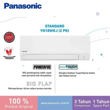 AC 2pk Panasonic CS/CU-YN18WKJ | 2 pk YN18 18WKJ std CUYN18WKJ