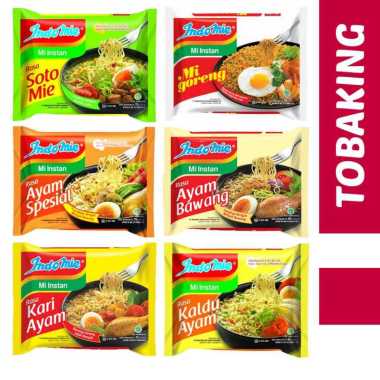 Indomie Mie Instan / Indomie Goreng / Indomie Kuah / Indomie Soto / Indomie Ayam Bawang / Indomie Ka