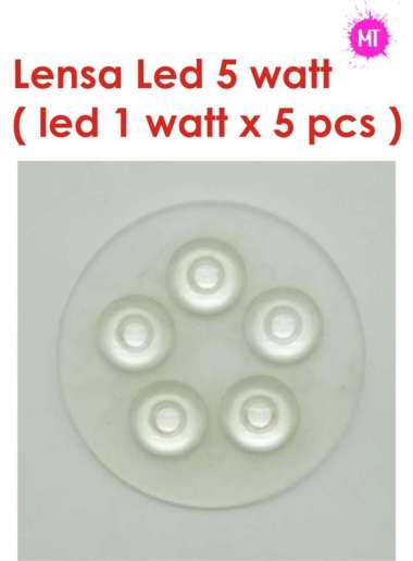 Lensa LED 5 watt ( 1watt x 5 pcs)