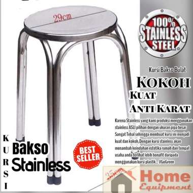 KURSI BAKSO Stainless BULAT CHROME