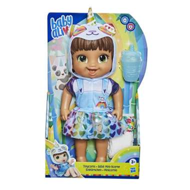 Baby Alive Tinycorns Doll - Panda Unicorn