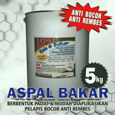 ASPAL BAKAR 5 KG asphalt emulsion / aspal waterproofing/ pelapis anti Rembes anti bocor