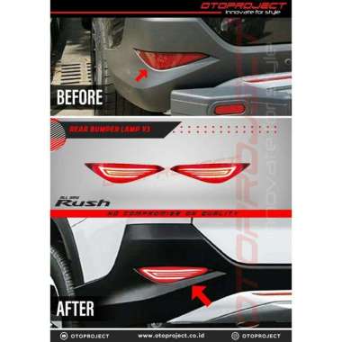 Reflektor Bumper All New Rush LED Rear Bumper Lamp All New Rush LED V3