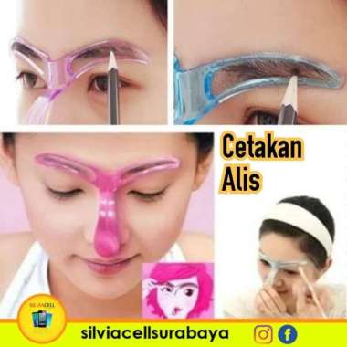 Cetakan Alis Mata / Eyebrow Template kit cetakan alis mata makeup arti