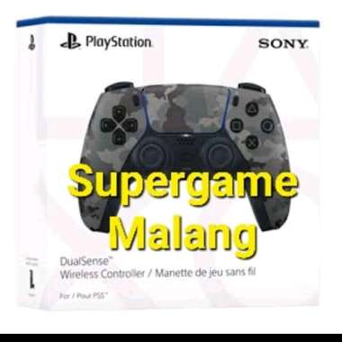 Stik PS5 Gray Camouflage Army Dualshock PS 5 Ori Mesin Stick PC Grey - Import