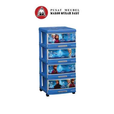 LEMARI PAKAIAN PLASTIK Napolly SFC2 4000 Frozen