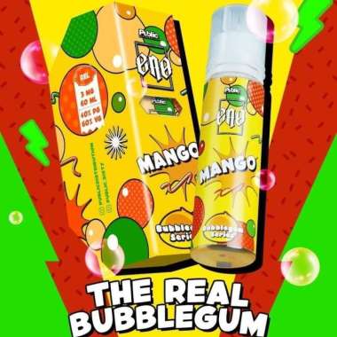 ENO Mango Bubblegum 3mg 60ml Freebase Bubble Gum Ice Freeze Liquid 2024