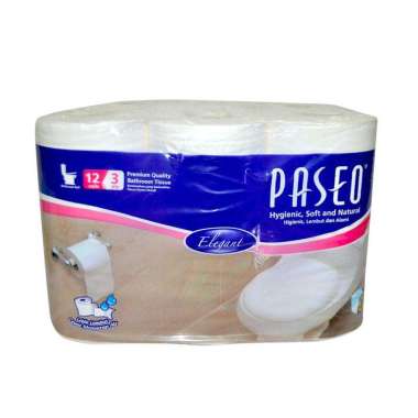 Paseo Tissue Toilet White 12Rol