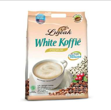 Luwak White Koffie Less Sugar 200Gr