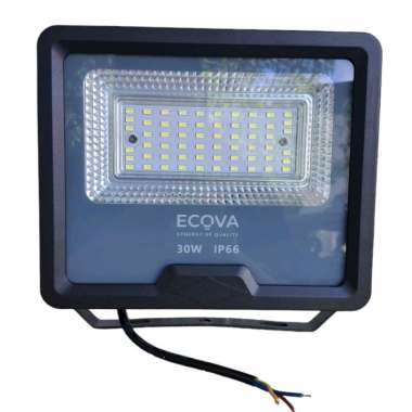 lampu sorot led ecova floodlight 30watt putih lampu led sorot tembak