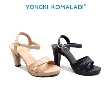 [ ORIGINAL ] YONGKI KOMALADI CATALINA HEELS OL-ZLH71060-22 LADIES 37 Coklat Muda