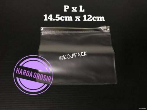 Plastik Mika Cosmetic Pouch 14.5x12 Dompet Kosmetik Zipper High Qualit