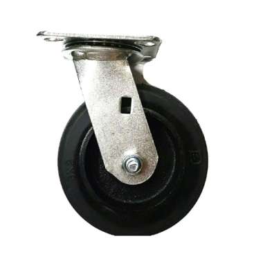 Roda Caster / Troly / Troli KARET 8 Inch Heavy Duty Hidup ( Putar ) DERSHENG Indonesia