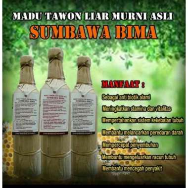 Madu Asli Sumbawa Bima 460ml - Hitam