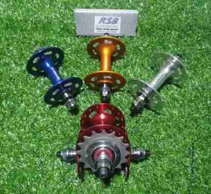 Hub Sepeda fixie 32 sealed bearing + COG fixed gear BMX Quanta Doltrap Merah