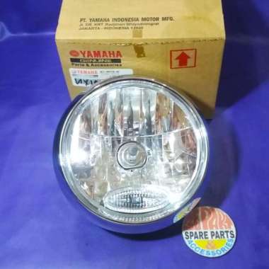 Reflektor Vixion 2008 Scorpio Komplit Bohlam Lampu depan Ori Yamaha