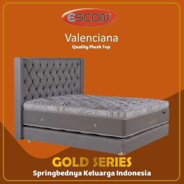 Kasur Springbed ESCON Type Valenciana - Plushtop - Promo Berkualitas Terbaik Garansi Pegas 10 Tahun